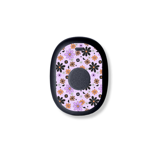 Peelz Batty Blooms Eversense 365 Smart Transmitter Sticker - Pump Peelz Peelz/Stickers White Smoke