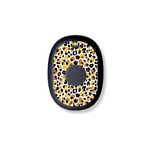 Peelz Golden Leopard Eversense 365 Smart Transmitter Sticker - Pump Peelz Peelz/Stickers White Smoke