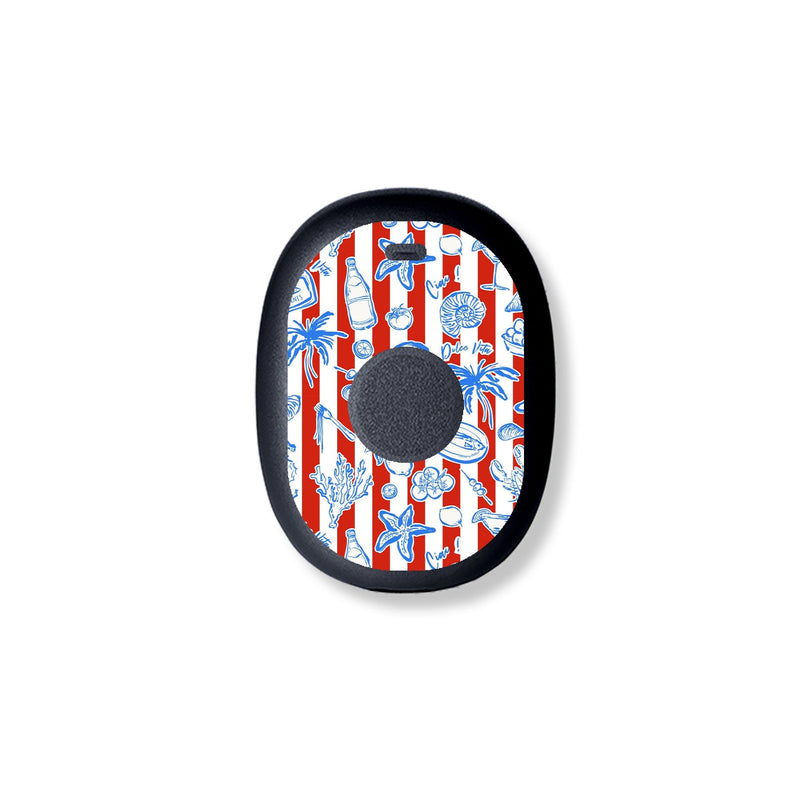 Peelz Spritz Parade Eversense 365 Smart Transmitter Sticker - Pump Peelz Peelz/Stickers White Smoke