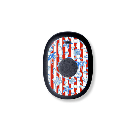 Peelz Spritz Parade Eversense 365 Smart Transmitter Sticker - Pump Peelz Peelz/Stickers White Smoke