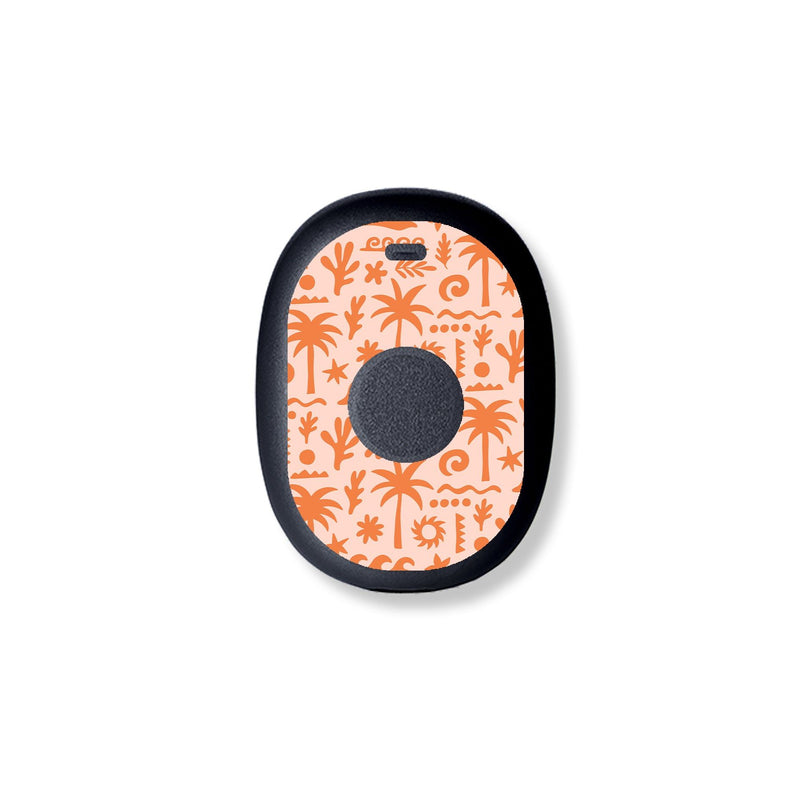 Peelz Terracotta Tides Eversense 365 Smart Transmitter Sticker - Pump Peelz Peelz/Stickers White Smoke