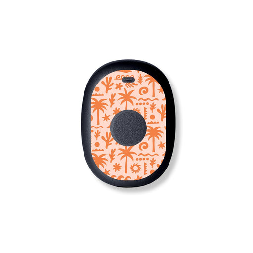 Peelz Terracotta Tides Eversense 365 Smart Transmitter Sticker - Pump Peelz Peelz/Stickers White Smoke