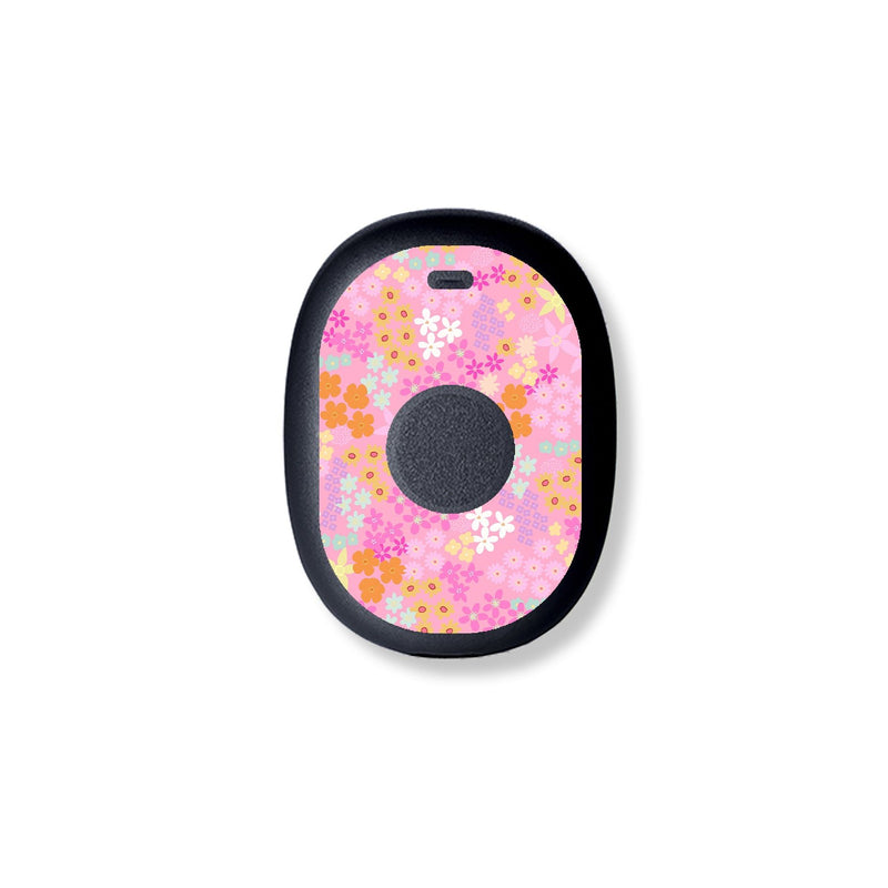 Peelz Pink Petals Eversense 365 Smart Transmitter Sticker - Pump Peelz Peelz/Stickers White Smoke