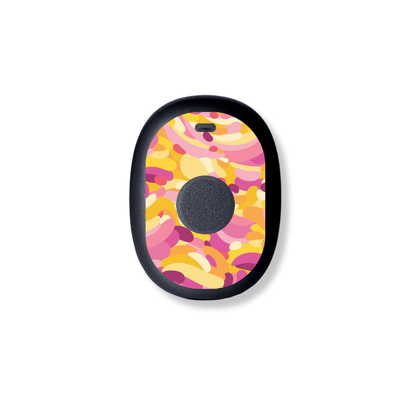 Peelz Jelly Swirl Eversense 365 Smart Transmitter Sticker - Pump Peelz Peelz/Stickers White Smoke