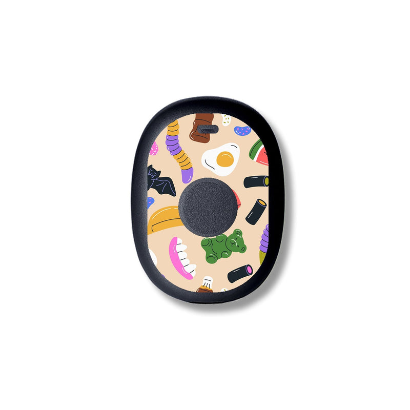 Peelz Candy Chaos Eversense 365 Smart Transmitter Sticker - Pump Peelz Peelz/Stickers White Smoke