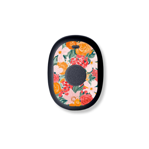 Peelz Blush Blossom Eversense 365 Smart Transmitter Sticker - Pump Peelz Peelz/Stickers White Smoke