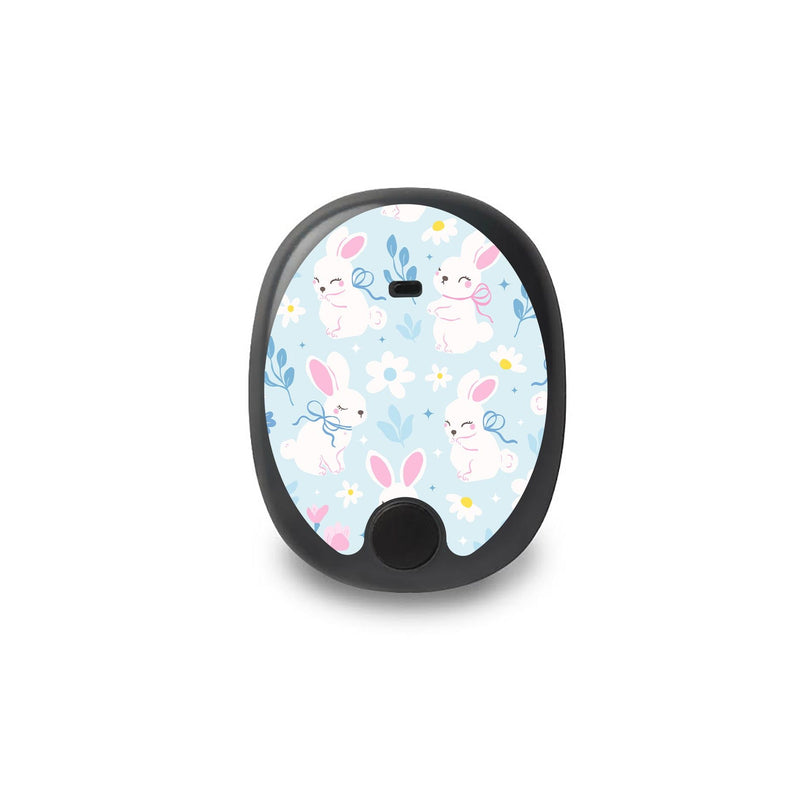 Peelz Sweet Bunnies Eversense Smart Transmitter Sticker - Pump Peelz Peelz/Stickers White Smoke