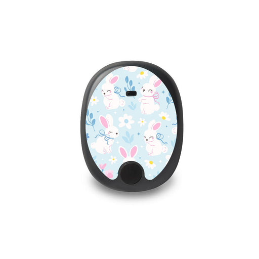 Peelz Sweet Bunnies Eversense Smart Transmitter Sticker - Pump Peelz Peelz/Stickers White Smoke