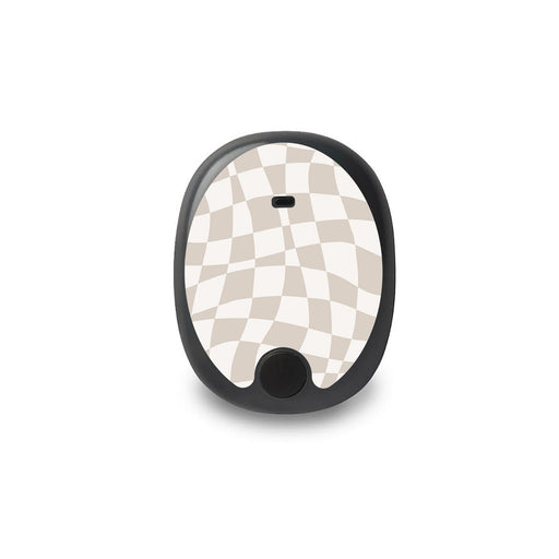 Peelz Creamy Check Eversense Smart Transmitter Sticker - Pump Peelz Peelz/Stickers White Smoke