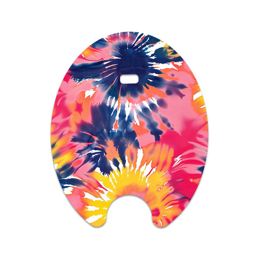 Peelz Summer Tie Dye Eversense Smart Transmitter Peelz/Stickers White Smoke