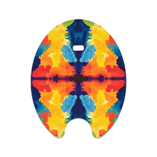 Peelz Bright Tie Dye Eversense Smart Transmitter Peelz/Stickers White Smoke