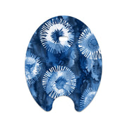 Peelz Monochrome Blue Tie Dye Eversense Smart Transmitter Peelz/Stickers White Smoke