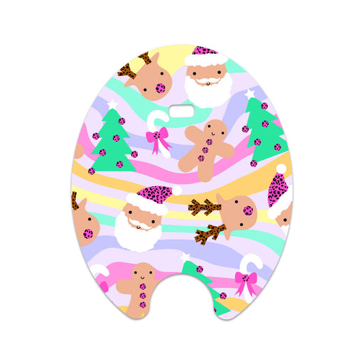 Peelz Christmas Pastel Sticker for Eversense Smart Transmitter Peelz/Stickers White Smoke