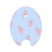 Peelz Candy Cane Lane Eversense Smart Transmitter Sticker - Pump Peelz Peelz/Stickers Powder Blue
