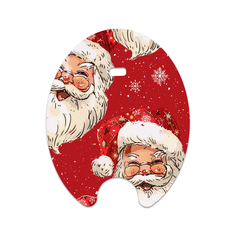 Peelz Jolly Old Saint Nick Eversense Smart Transmitter Sticker - Pump Peelz Peelz/Stickers White Smoke