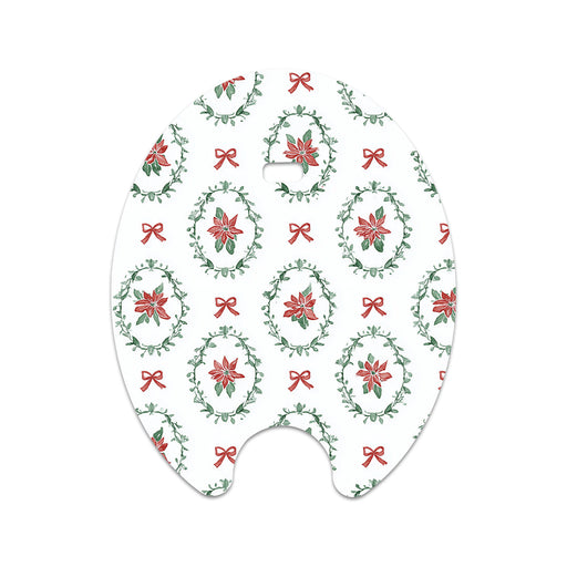 Peelz Poinsettia Parade Eversense Smart Transmitter Sticker - Pump Peelz Peelz/Stickers White Smoke
