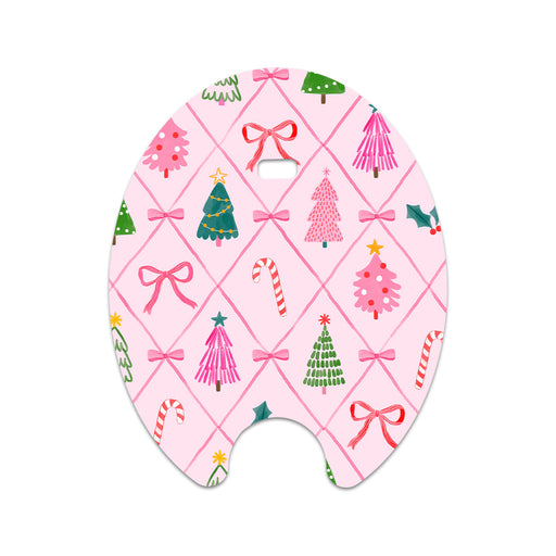 Peelz Coquette Christmas Eversense Smart Transmitter Sticker - Pump Peelz Peelz/Stickers White Smoke