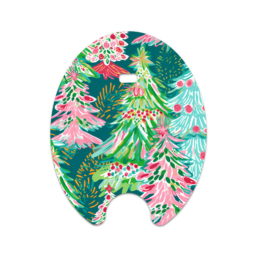 Peelz Festive Forest Eversense Smart Transmitter Sticker - Pump Peelz Peelz/Stickers White Smoke