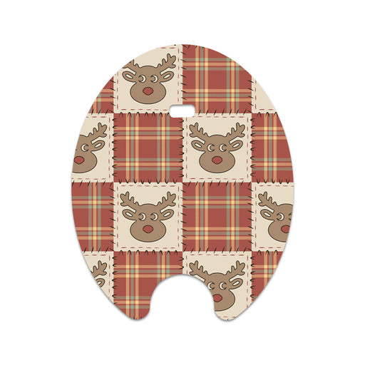 Peelz Rustic Reindeer Eversense Smart Transmitter Sticker - Pump Peelz Peelz/Stickers White Smoke