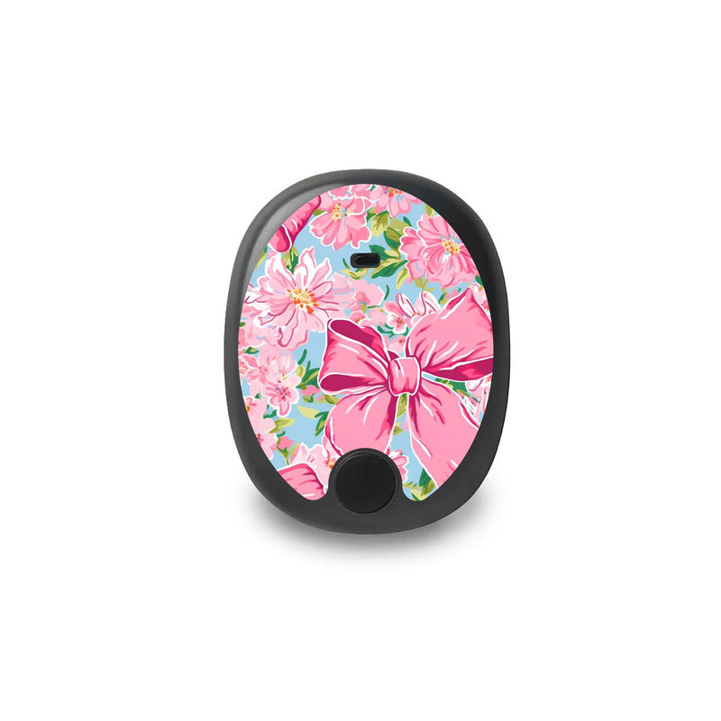 Peelz Blossom Bows Eversense Smart Transmitter Peelz/Stickers White Smoke