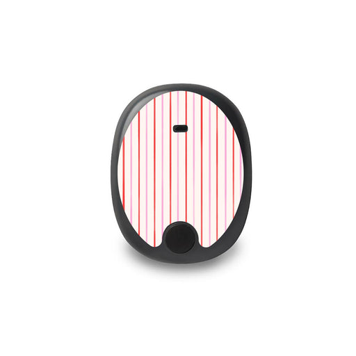 Peelz Peppermint Stripes Eversense Smart Transmitter Sticker - Pump Peelz Peelz/Stickers White Smoke