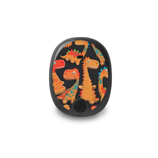 Peelz Jurassic Gingerbread Eversense Smart Transmitter Sticker - Pump Peelz Peelz/Stickers White Smoke