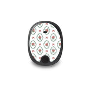 Peelz Poinsettia Parade Eversense Smart Transmitter Sticker - Pump Peelz Peelz/Stickers White Smoke