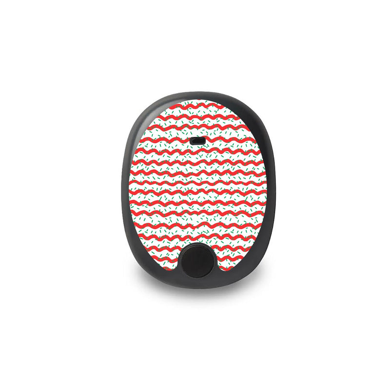 Peelz Christmas Icing Eversense Smart Transmitter Sticker - Pump Peelz Peelz/Stickers White Smoke