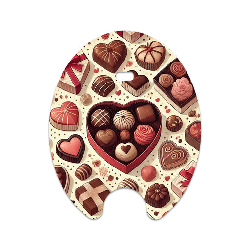Peelz Chocolate Love Eversense Smart Transmitter Peelz/Stickers White Smoke