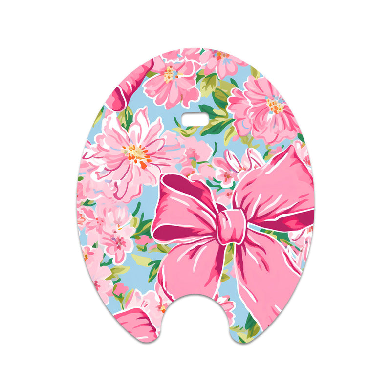 Peelz Blossom Bows Eversense Smart Transmitter Peelz/Stickers White Smoke