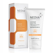 Nava Beauty Neova Everyday Facial Fluid Broad Spectrum SPF 44 2.5 Oz Skincare White Smoke 2.5 Oz