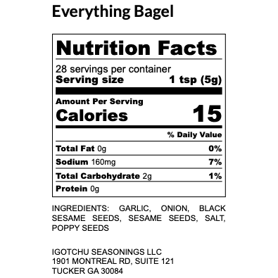 Igotchu Everything Bagel