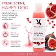 Warren London Exfoliating Butter Wash - 2 Scents Spa Product White Smoke Milk & Honey,Pomegranate & Fig