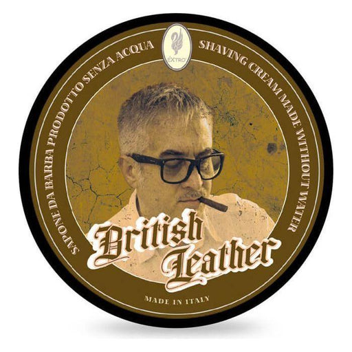 Extro Cosmesi Extro Cosmesi British Leather Shaving Collection Shaving Set Sienna Shaving Soap 5 oz