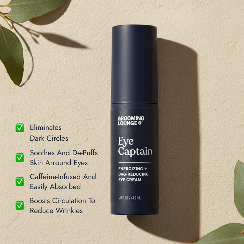Grooming Lounge Grooming Lounge Eye Captain - Energizing Under Eye Cream For Men Eye Creams Gray