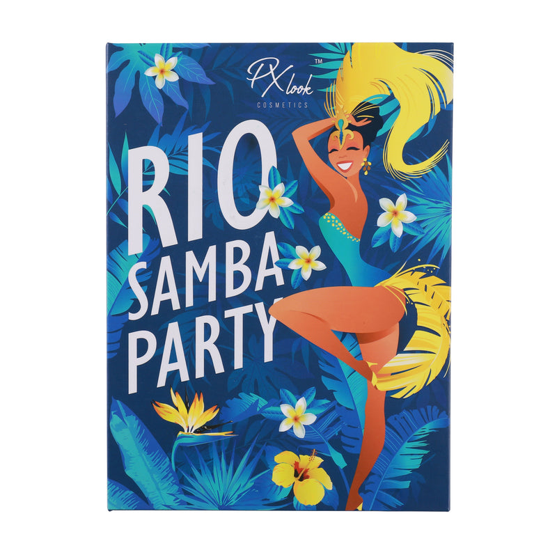 Prolux Cosmetics Rio Samba Party Eyeshadow Palette Dark Slate Gray
