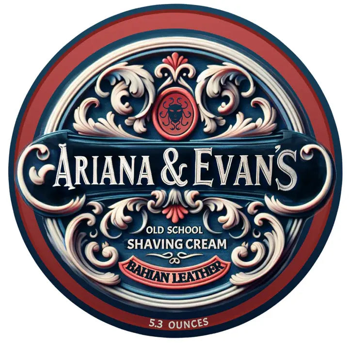 Ariana & Evans Ariana & Evans Bahian Leather Shaving Collection Shaving Set Tan Shaving Cream 5.3 oz