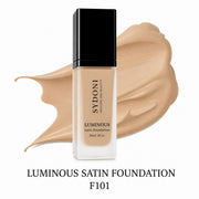 Sydoni Skincare and Beauty SYDONI LUMINOUS SATIN FOUNDATION – Radiant Skin, Smooth Perfection 30ml 1 fl. oz (16 Shades) Foundation White Smoke F101-Porcelain Beige