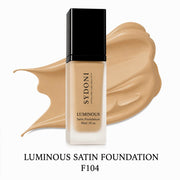 Sydoni Skincare and Beauty SYDONI LUMINOUS SATIN FOUNDATION – Radiant Skin, Smooth Perfection 30ml 1 fl. oz (16 Shades) Foundation White Smoke F104-Peach Nude