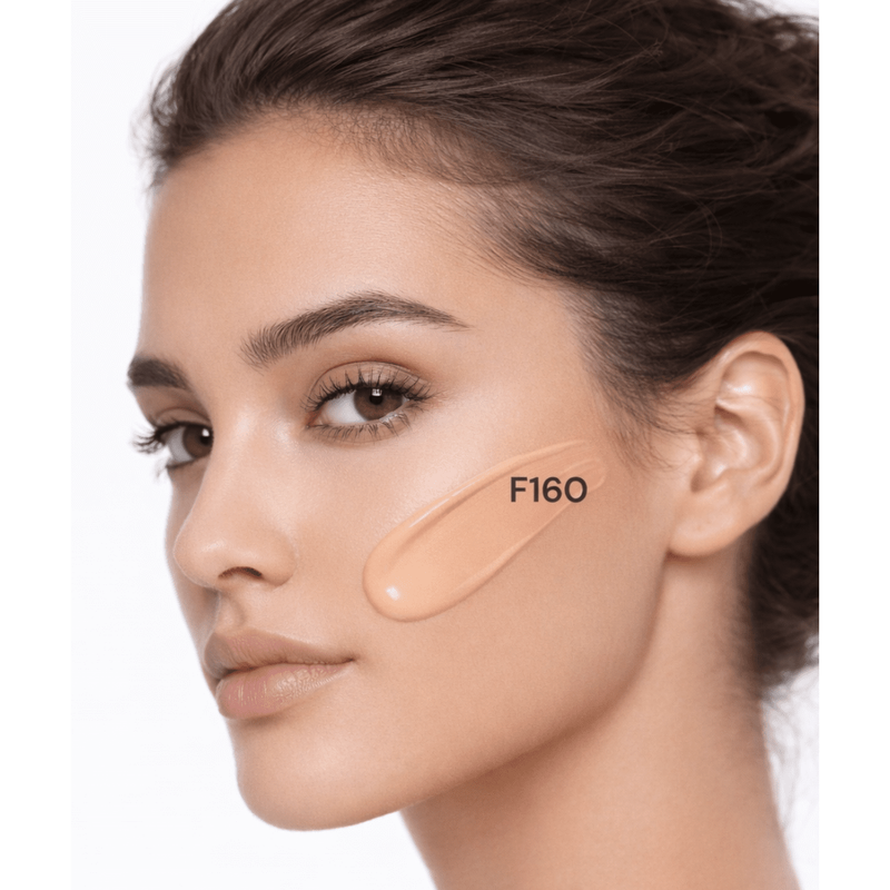 Sydoni Skincare and Beauty SYDONI HYDRA MATTE Liquid Foundation 1.08 fl. oz. Liquid Foundation White Smoke F160t Warm peach