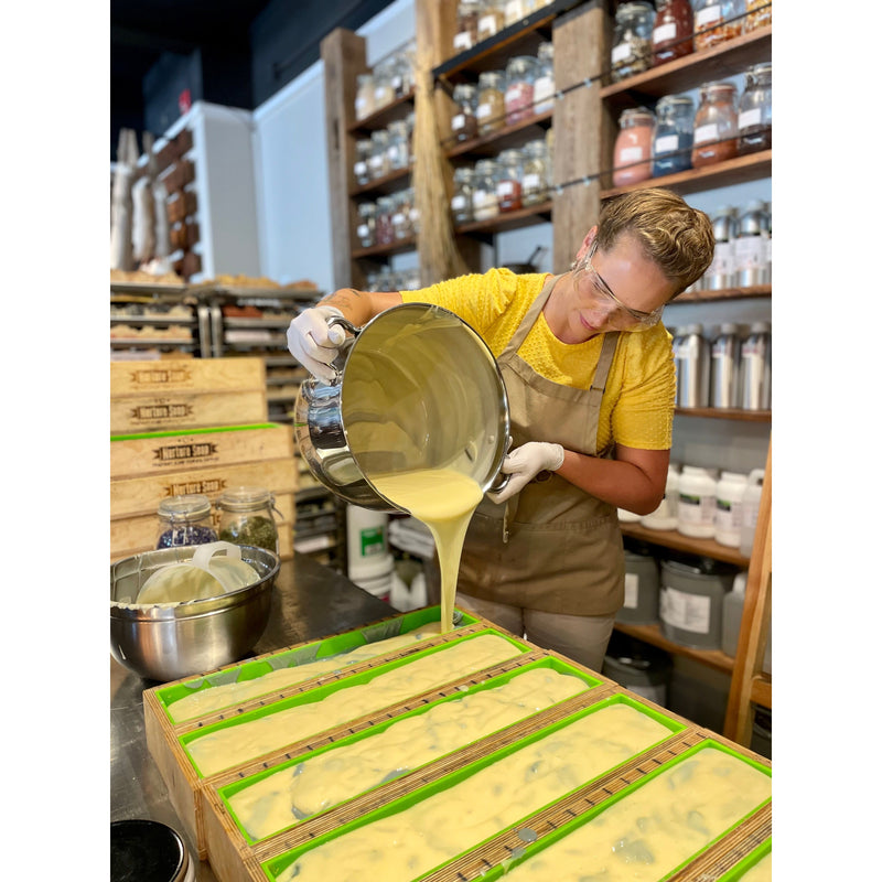 MION Artisan Soap Co. Tropical Rain | Shea Butter Soap Dark Khaki