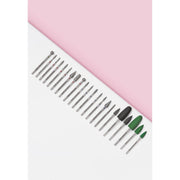 nbmsupply ELITE EMBRACE Professional Flame Nail Bit 2.1*8mm DD2973 Misty Rose 10(pcs set),1 pcs