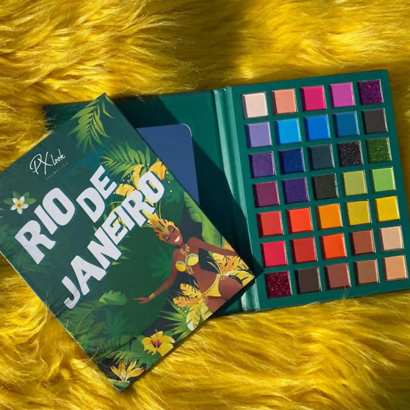 Prolux Cosmetics Rio De Janeiro Eyeshadow Palette EYESHADOW Dark Goldenrod