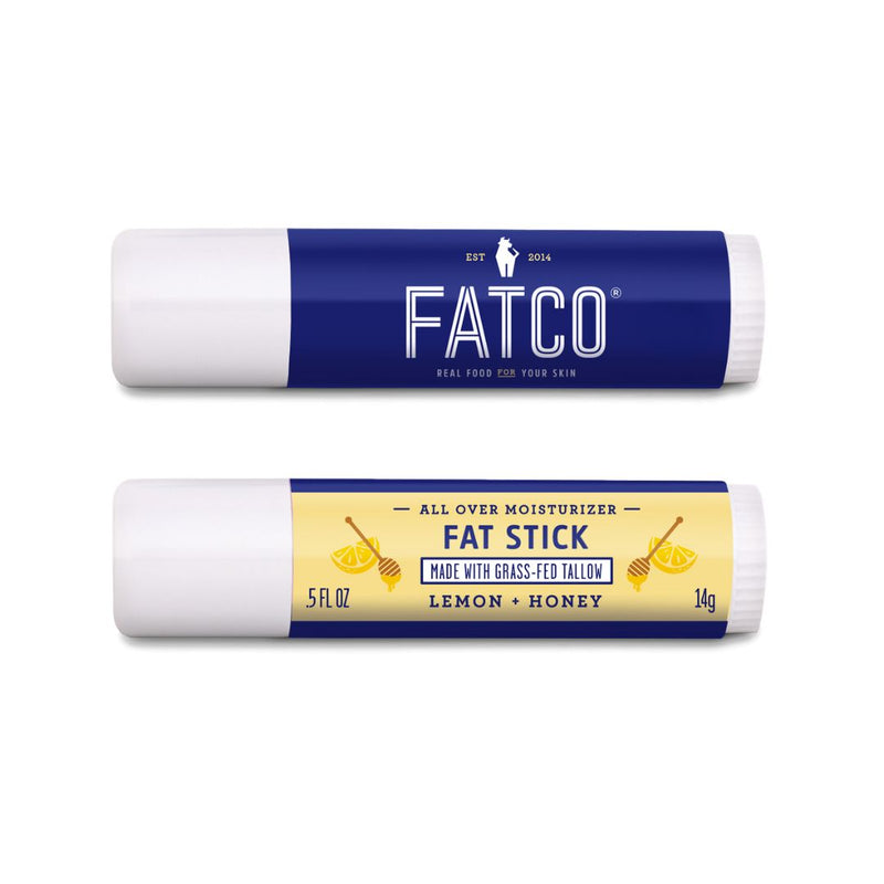 FATCO Skincare Products Fat Stick, Lemon + Honey, 0.5 Oz Light Gray