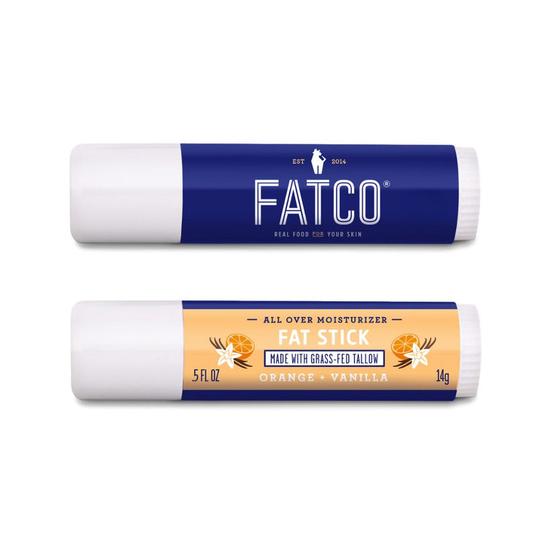 FATCO Skincare Products Fat Stick, Orange + Vanilla, 0.5 Oz Light Gray