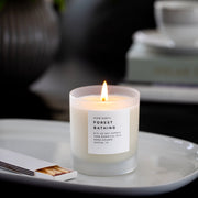 Slow North Forest Bathing - Signature Candle (Fir + Pine + Patchouli) Frosted Candles Black