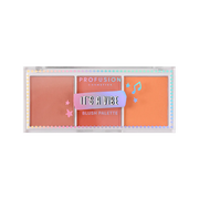 Profusion Cosmetics It's a Vibe | Admit One 3-Shade Blush Palette Blushes & Bronzers Light Coral