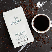 Lifeboost Coffee Optimist Light Roast Light Roast Lavender Whole Bean / 1,Whole Bean / 3,Whole Bean / 6,Ground / 1,Ground / 3,Ground / 6