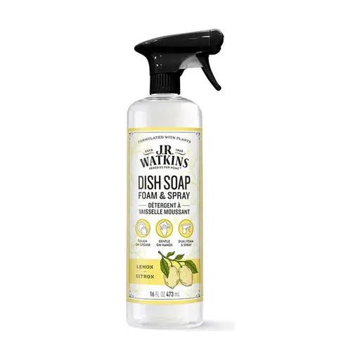 J.R. Watkins J.R. Watkins Lemon Dish Soap Foam & Spray 16 oz Dish Soap Black