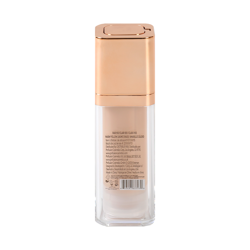 Profusion Cosmetics Feel Good Skin Long Wear Skin Perfector Face Tan Fair 100,Fair 110,Light 200,Light 210,Medium 300,Medium 310,Medium 320,Tan 400,Tan 410,Tan 420,Deep 500,Deep 510
